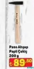 PASS AHŞAP SAPLI ÇEKİÇ 200 G PASS AHŞAP SAPLI ÇEKİÇ 200 G